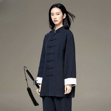 도복 무도복 공연복 중국 면 린넨 태극권 여성 봄 가을 겨울 남성 연습복