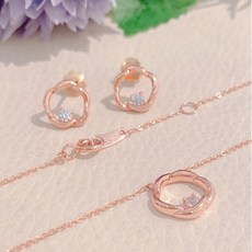 로제도르목걸이귀고리세트