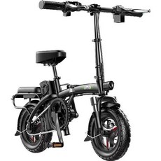 에코맘 전기 자전거 접이식 전동 킥보드 배달용 출퇴근 48V 전기자전거, 기본형