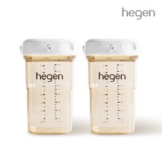 헤겐 모유/이유식 보관용기 PPSU 240ml 2P, 2개