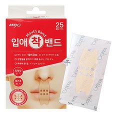 입애착 입벌림 방지밴드 25매입, 3개