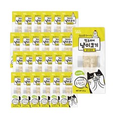캣츠미어 냥이코기 고양이 닭가슴살 간식 1BOX(24개입), 22g, 24개