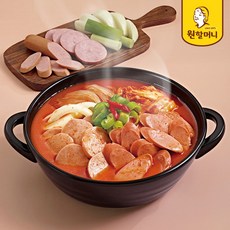 원할머니 [원할머니] 쫄깃한 햄 듬뿍 부대찌개 500g x 6팩, 6개