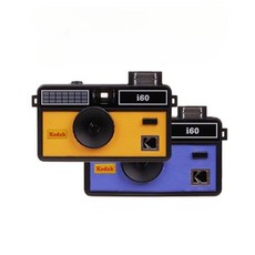Kodak i60 레트로 필름 카메라, 블루 + Kodak 필름(36장) + 배터리, 1개