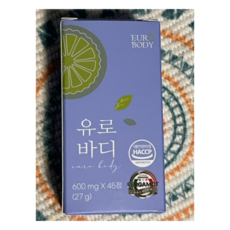 [정품] 유로바디 정 베르가못 아티초크 600mg x 45정 유로바디아티초크 유로바디정베르가못