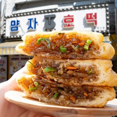 노량진 양자호떡 수제호떡 4종 겨울간식 캠핑음식, 매콤잡채호떡, 5개, 125g