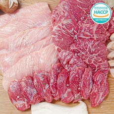 바른도니 뒷고기모듬 뒷고기 돼지 부속구이 500g/1kg (항정살 뽈살 덜미살 뒷고기 차돌돌), 뒷고기모듬 500g, 1개