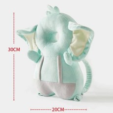1-3T 유아 아기 머리 보호대 안전 코너 가드는 허리 부상을 방지합니다 천사 꿀벌 만화 가장자리 보호 헤, 05 Eleplant-No Button