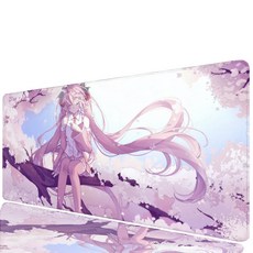액세서리 게임 프라임 1 매트 XXL 데스크 개 패드 M 미쿠 하츠네 마우스, LockEdge300x700x2mm, z6, 1개