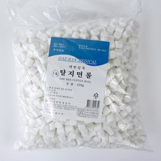 대한압축 탈지면 롤 450g 코튼볼 대한위재 1호(소) 15mm, 1개, 1개 - 탈지면롤