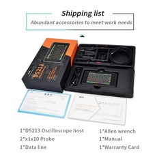 핸드헬드 디지털 오실로스코프 LCD 디스플레이 케이스 4 채널 100 MS/s 나노 DSO DSO213 DS213 신제품, 1개
