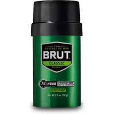 Brut Classic Round Deodorant Stick 2.5 Ounces (2 Pack) Brut 클래식 라운드 데오도란트 스틱 2.5온스(2팩), 70g, 스틱타입, 2개