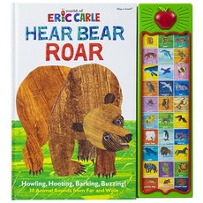 World of Eric Carle Hear Bear Roar 30Button Animal Sound Book Great for First Words PI Kids