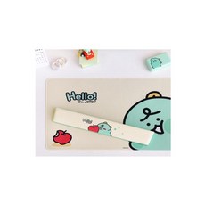  카카오프렌즈 죠르디 키보드 손목 받침대 손목보호패드 키보드쿠션 팜레스트 생활방수 미끄럼 방지패드, 카카오프렌즈 죠르디 키보드 손목 받침대 손목보호패드 키 