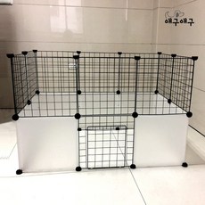 애구애구 강아지 울타리 DIY 애견 펜스, 05 DIY 애견 펜스 양방향 커넥터, 03.블랙, 1개