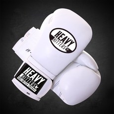 헤비히터 챔피언 벨크로 복싱글러브 H6 10oz, 화이트
