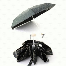 마켓보물섬TIUV 초경량 레이스 5단우산 암막 자외선차단 우양산 자외선차단양산 암막양산 경량양산 접이우산 장마용우산[부재시_문자요망]