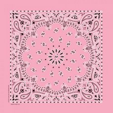 [하바행크 머플러/스카프] Paisley Bandana-PINK