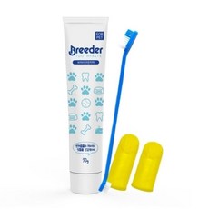 손가락칫솔 치약 이중칫솔 반려용set x2 잇몸 구취 구강관리, 상세페이지 참조