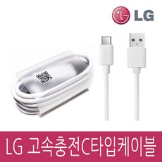 LG정품 고속충전 C타입케이블, 1개