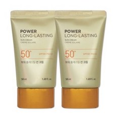 1+1/2개/더페이스샵 파워 롱래스팅 선크림 50ml/SPF50+ PA+++, 1개