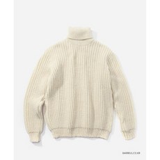[케리 울른 밀즈] WAFFLE ROLL NECK SWEATER PURE ARAN