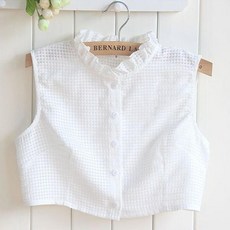 프릴 차이나 페이크 카라 이너셔츠 넥케이프 이너카라 레이어드 목만있는 넥카라 차이나카라 프릴카라 상품 이미지