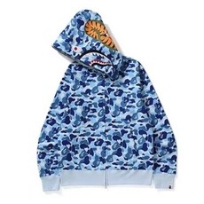 A BATHING Ape 베이프 WGM letter 샤크 Head 풀집업 후디 후드 134982