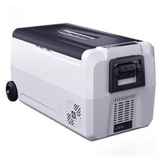 알피쿨 T 시리즈 차량용 냉장고 가정용 어댑터 포함, 블랙 + 그레이, 36L