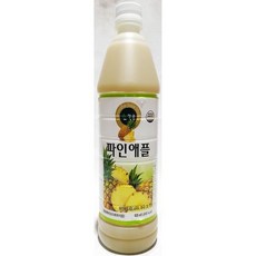 [HIT상품] 파인에플 원액 청솔 835ml x12개 과일 음료 베이스, 1