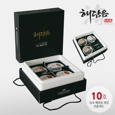 속초해담음 젓갈 선물세트 10호 명란젓+백명란젓+창난젓+오징어젓 4종구성