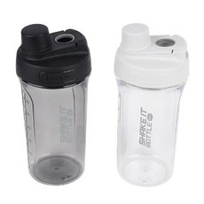 밀폐형 쉐이커 보틀-850mL 탈부착형 접이식손잡이 물통 물병 밀폐형 휴대용 보틀, 『그레이』