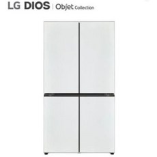 LG 디오스 오브제컬렉션 메탈 6도어 냉장고 (M873MWW272), 화이트+화이트