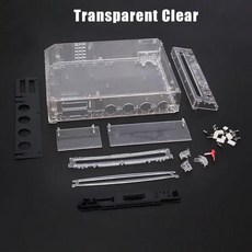 소매 포장 커버 풀 세트 하우징 쉘 교체 부품 Wii 게임 콘솔 수리 케이스 버튼 포함 11 가지 색상, [02] TRN Clear, 1개