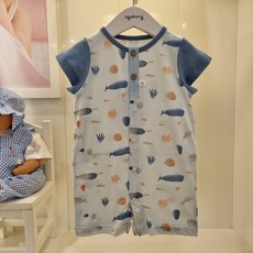 아가방 NC엑스코점 50% 강추!! 시원한 바다 반팔 우주복