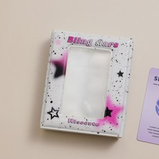바닐라제이 Bling Stars 1단 콜북 포토카드 앨범 콜렉트북, 화이트