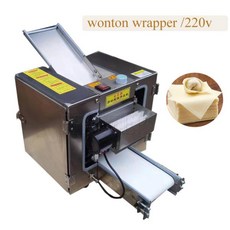 자동 파스타 토틸라 모모 사모사 교자 원튼 용수철 롤 메이커 만두 스킨 래퍼 기계, 06 wonton wrapper 220v_04 AU, 1개