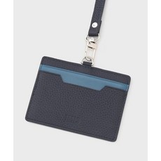 TAKEO KIKUCHI STANDARD Soft leather ID case G87-01280 Navy