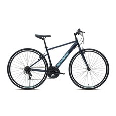 지오닉스 2021년형 뉴블런트21 21단 그립쉬프터 브이 브레이크 하이브리드 자전거 430mm, 네이비 + 민트, 173cm