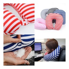 단추형비즈목베개