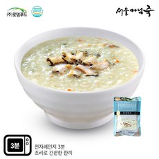 [서울마님죽] [DO303엄마의맛! 든든한 아침식사 참전복죽500gx3봉, 500g, 3개