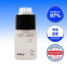리필드 탈모완화 사이토카인 건성 두피 헤어토닉 부스터 비듬 개선 수분 충전, 4개, 100ml