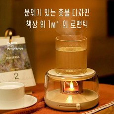 소싱 샤오미 컵워머 핫탑 샹우 머그워머 USB 보온 받침대 머그 커피 워머 캔들라이트 스마트 온열 컵받침 - 커피 꽃차 등의 온도 유지 전열 컵받침 고급 선물 박스, 1개