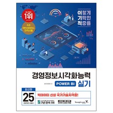 영진닷컴 2025 경영정보시각화능력 실기 기본서 POWER BI