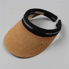썬캡 라탄 밀짚 비앙카 여성 모자 여름 썬바이저