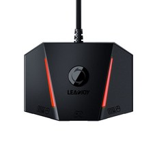 [2022 버전] LEADJOY VX2 AimBox 마우스 키보드 연결 어댑터 PS4 컨버터 게임 패드 컨버터 PS4 Nintendo Switch Xbox One Xbox Series X S 대응 3.5mm 이어폰 잭 포함, 1개