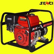 SENCI 센시 산업용 발전기 SC7500S 수동 6kw 휴대용 캠핑카용 건설현장 낚시터용