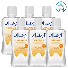 가그린 카모마일 구강청결제, 750ml, 6개