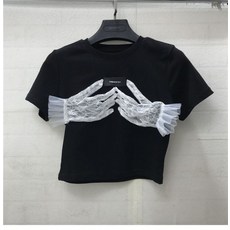 레이스장갑장식
