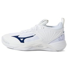 Mizuno 여성 Wave Momentum 배구화 8 1 2 0850 네이비 화이트 265mm 3874720603, 13, White/Navy